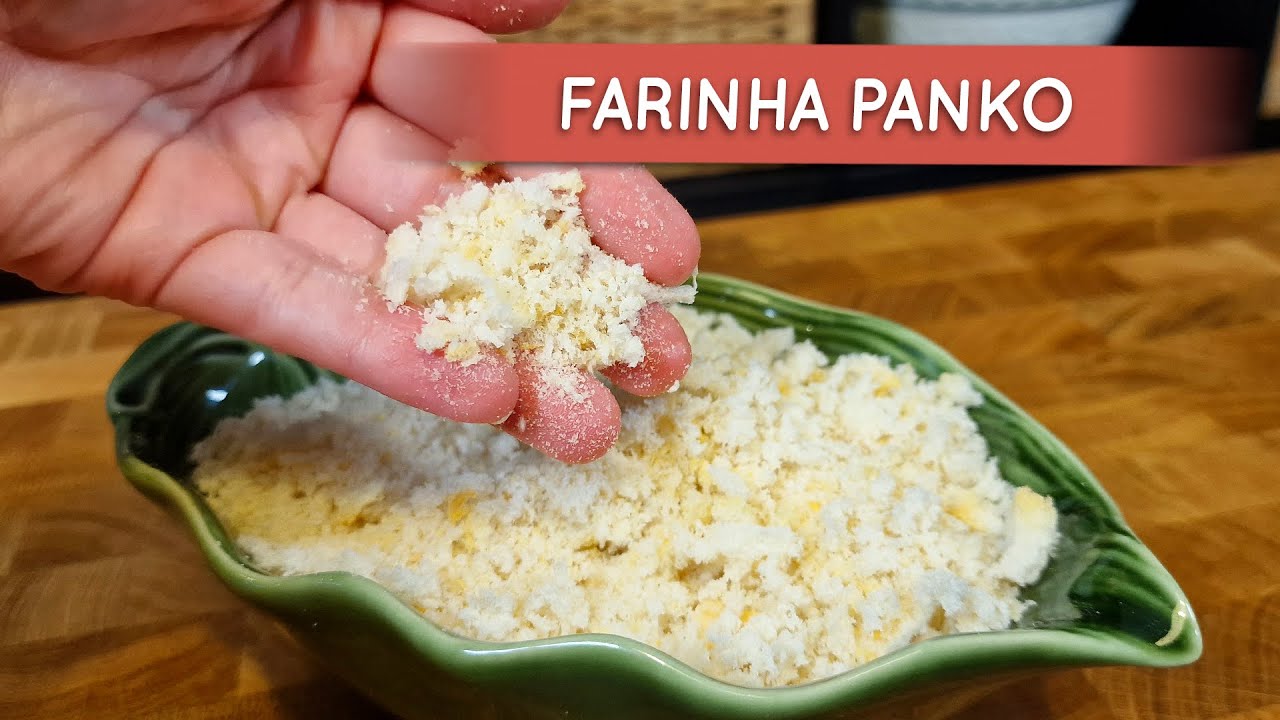 Como fazer farinha panko em casa, SUPER FÁCIL