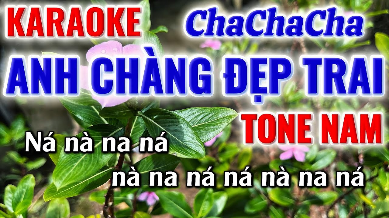 Karaoke Anh Chàng Đẹp Trai Tone Nam Nhạc Sống ChaChaCha 2026 Beat Mới|Karaoke Huy Phát