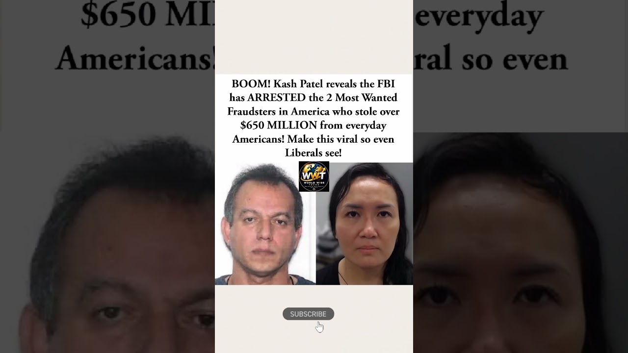 🚨 BREAKING: Kash Patel Says FBI Arrested 2 Suspects in Alleged $650 Million Fraud Scheme #shorts