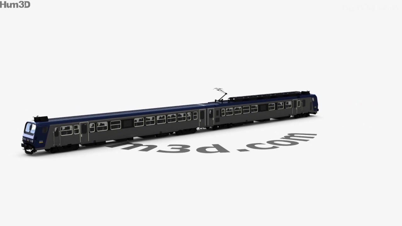 SNCF Class Z 7300 Electric Train 3D model by 3DModels.org