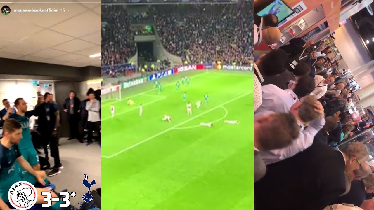 Ajax Fans Heartbreaking Reactions To Last Minute Goal Ajax Vs Tottenham 3-3 UCL 2019