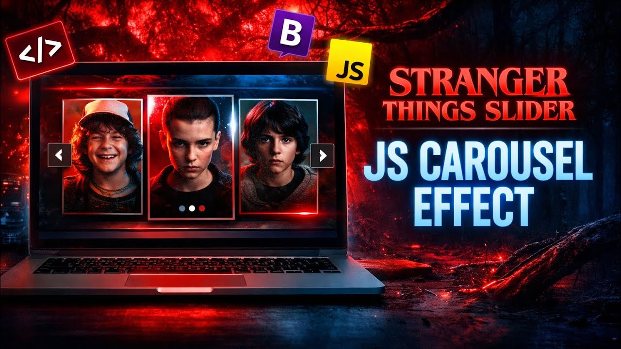 Image Slider Using HTML CSS Bootstrap & JavaScript 