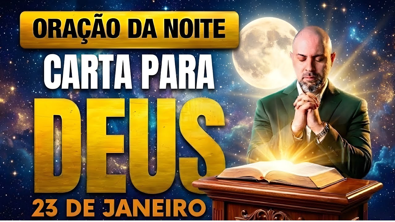 ORAÇÃO DA NOITE DE HOJE- 23 DE JANEIRO SALMO 91: CARTA PARA DEUS E RESPOSTA DE DEUS VINICIUS IRACET.