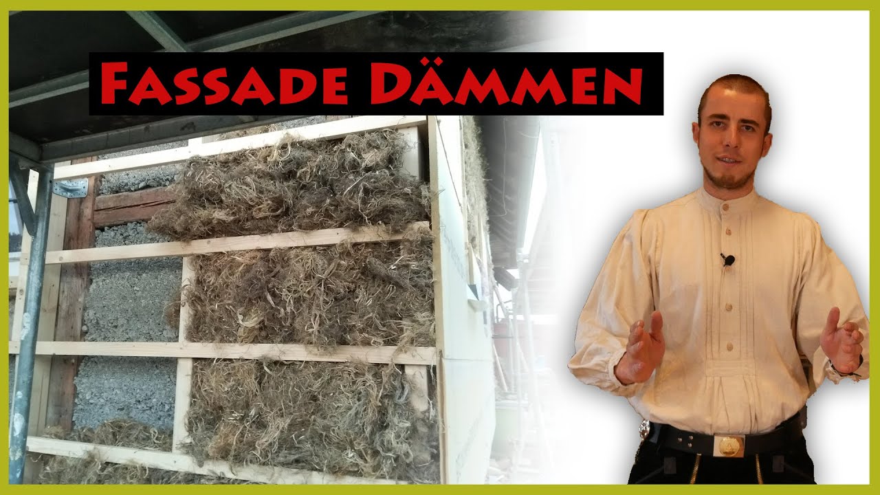 Eure FASSADE mit STOPFHANF d&auml;mmen, in 3 Minuten erkl&auml;rt! | #hanfd&auml;mmung