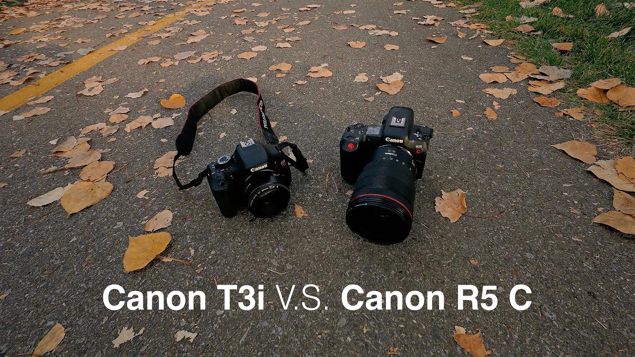 Canon T3i AINDA VALE A PENA? - Teste prático e comparativo com Canon R5C 👀