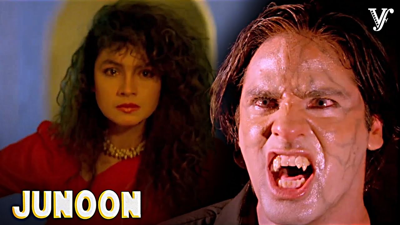 शापित Vikram शेर बनकर खुद की बीवी Dr Nita पर किया हमला | Junoon Tiger Scene | Rahul Roy, Pooja Bhatt