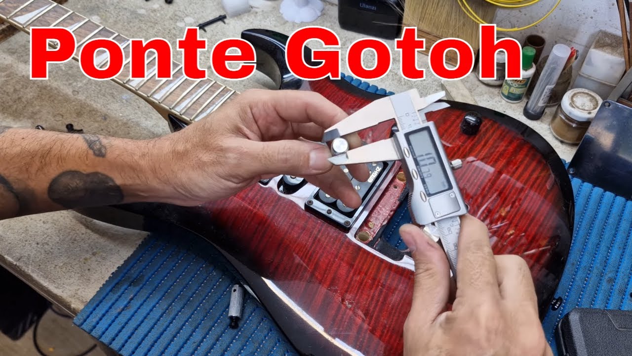 Instalação da Ponte Gotoh (Furação das buchas, SEU MAIOR PESADELO)