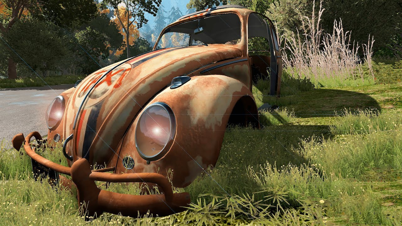 REFORMEI E TURBINEI UM FUSCA! BeamNG.drive