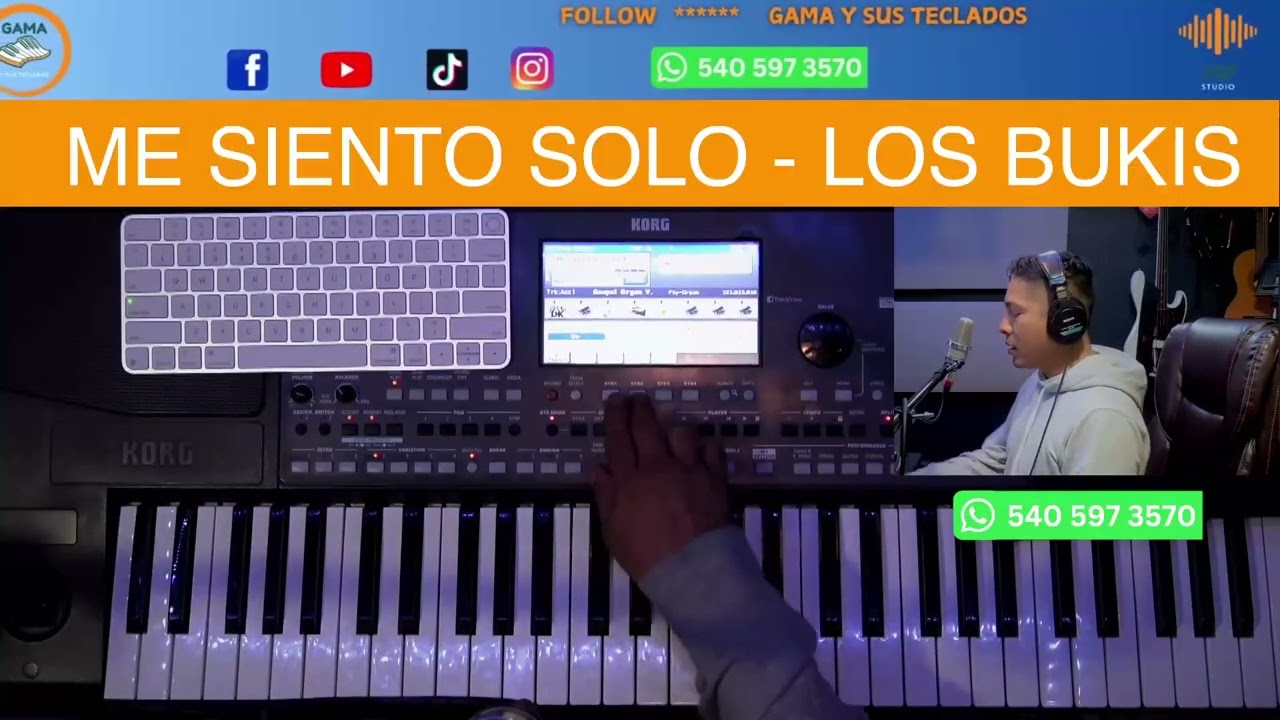 ME SIENTO SOLO LOS BUKIS RITMOS KORG PA