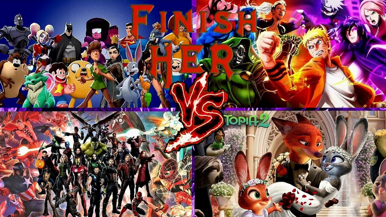Cartoon Multiverse 🆚️ Cinema Multiverse 🆚️ Anime Multiverse 🎶 Tiles Hop - Relo Hop