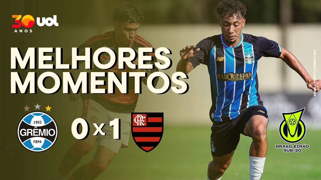 GR&Ecirc;MIO 0 X 1 FLAMENGO | BRASILEIR&Atilde;O SUB-20 2026 6&ordf; RODADA | MELHORES MOMENTOS