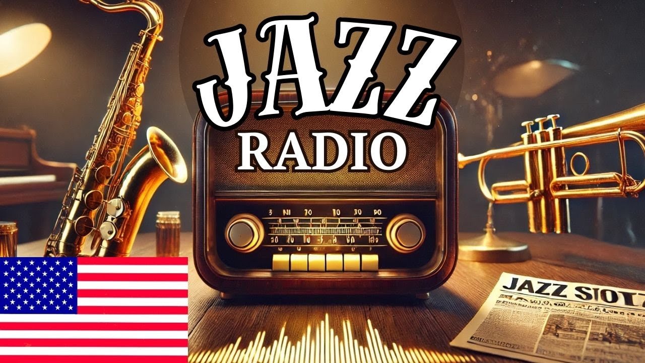 USA Jazz Radio 24/7 📻 1930s Swing Jazz Sounds for Focus & Relaxation