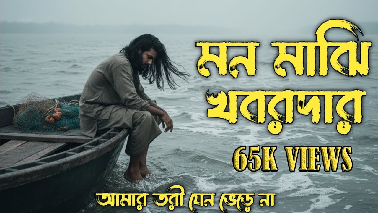 মন মাঝি খবরদার | Mon Majhi khobordar | Bangla Folk Song 2025