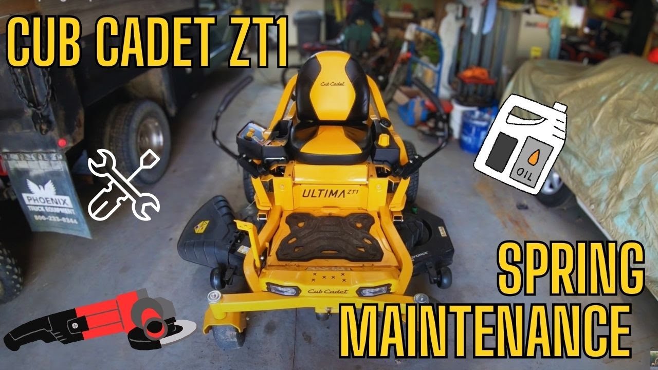Spring Maintenance: Cub Cadet Ulitma Zt1 Zero Turn Lawnmower