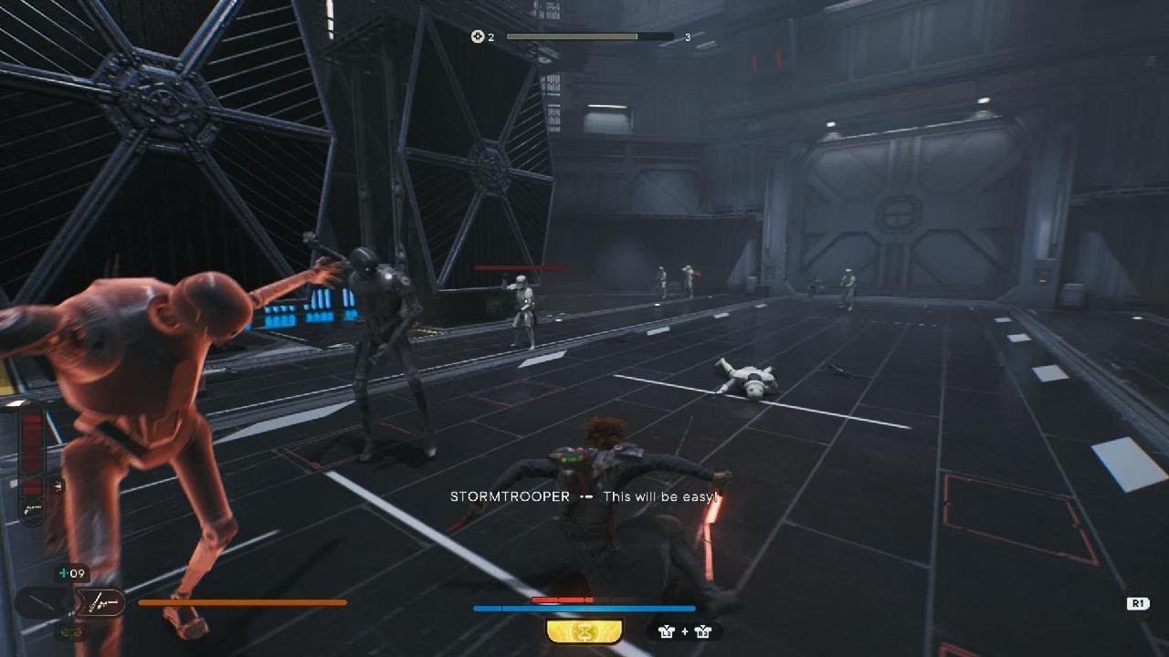 STAR WARS Jedi: Survivor Hanger Fight Jedi Master