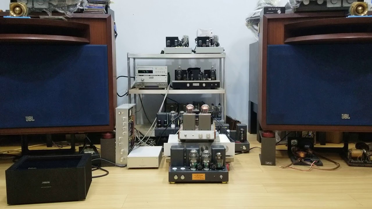 JBL with 845 tube amp