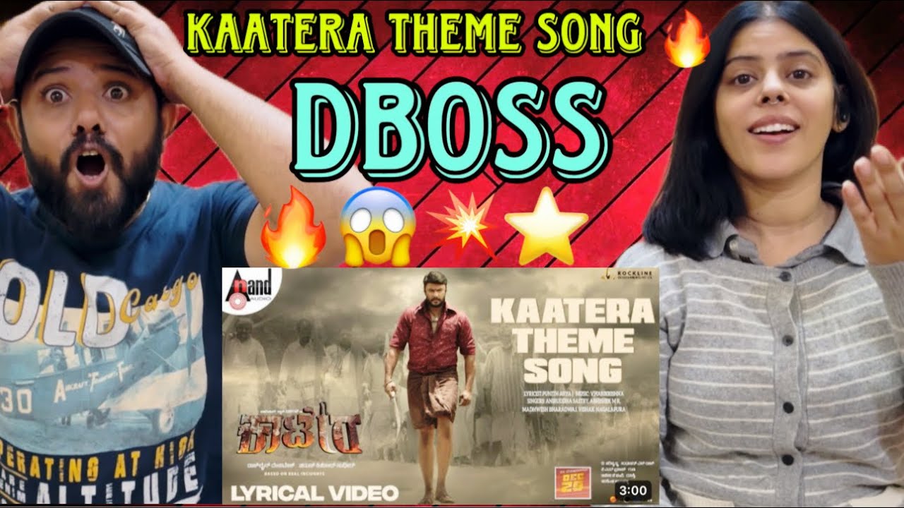 KAATERA Theme Song Reaction | Darshan | Aradhanaa | Tharun | V. Harikrishna |