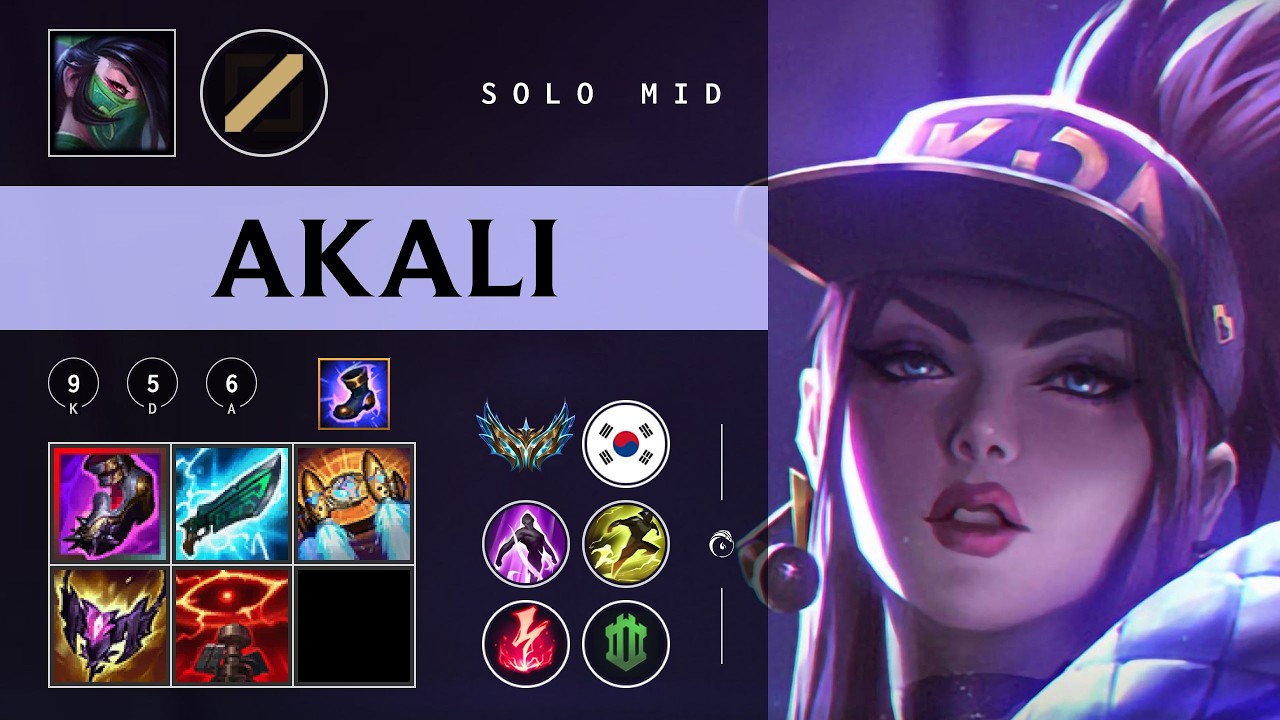 Akali Mid vs Mel - KR Challenger Patch 26.05