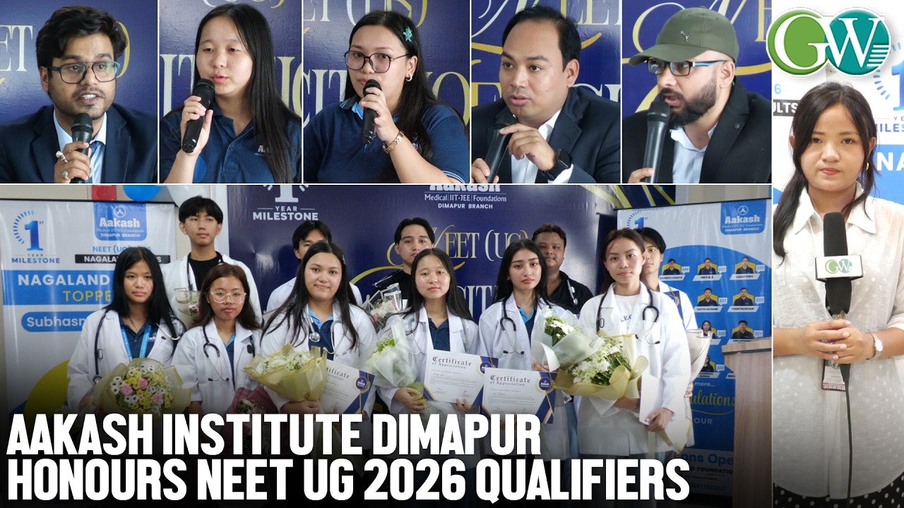 FROM ASPIRANTS TO ACHIEVERS: AAKASH INSTITUTE DIMAPUR CELEBRATES NEET UG 2026 SUCCESS STORIES