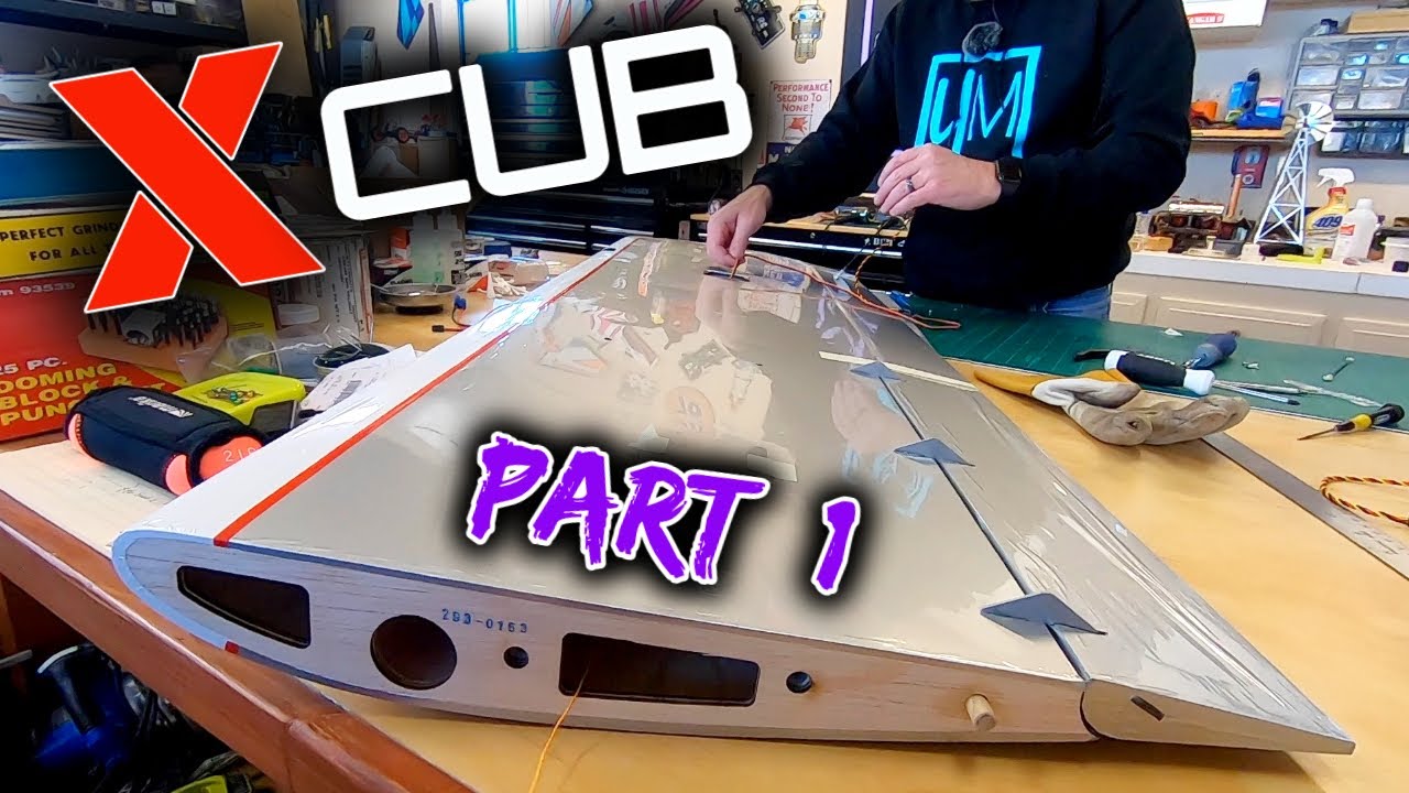 Hangar 9 XCub ASSEMBLY Part 1 - Control Horns, Linkages and Wing Servos