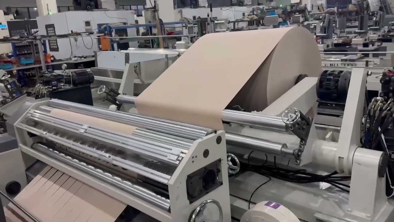 Jumbo Roll Kraft Paper Slitting Rewinding Machine