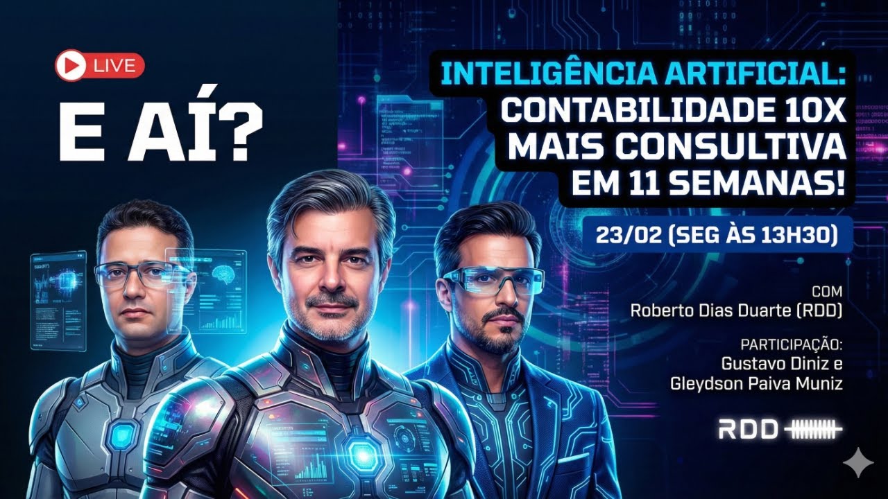 Inteligência Artificial: contabilidade 10x mais consultiva em 10 semanas!