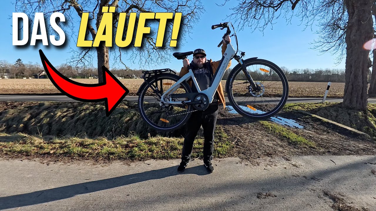 Deruiz Quartz E-Bike unter 1400 Euro im Test: So gut kann ein günstiges E-Bike sein