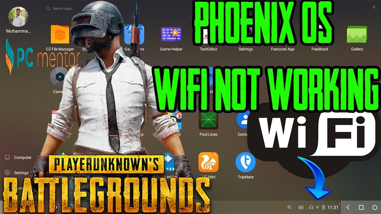 Phoenix OS WIFI Not Working