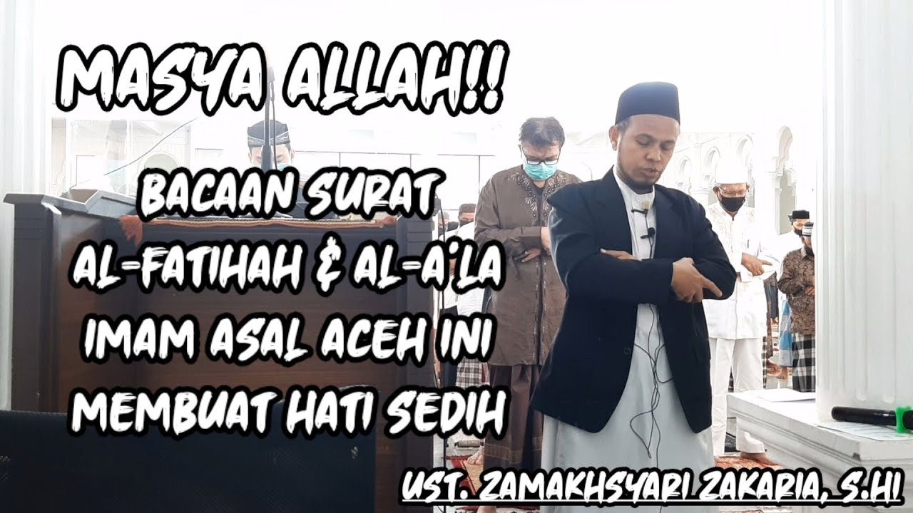 MASYA ALLAH! BACAAN SEDIH SURAT AL-FATIHAH & AL-A'LA DENGAN IRAMA HIJAZ PADA SHALAT IDUL ADHA PART 1