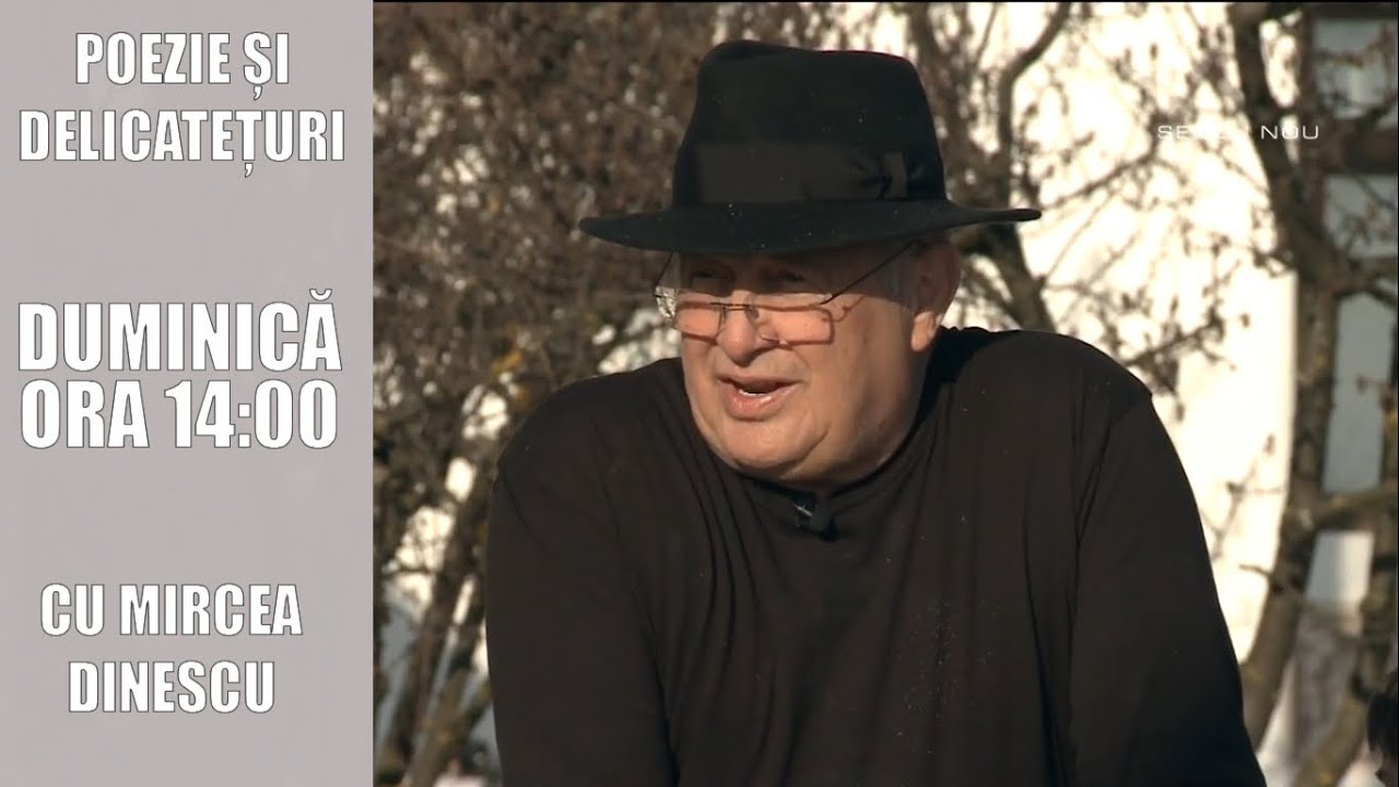 POEZIE ȘI DELICATEȚURI CU MIRCEA DINESCU 3 APRILIE 2021. INVITAT RADU BANCIU
