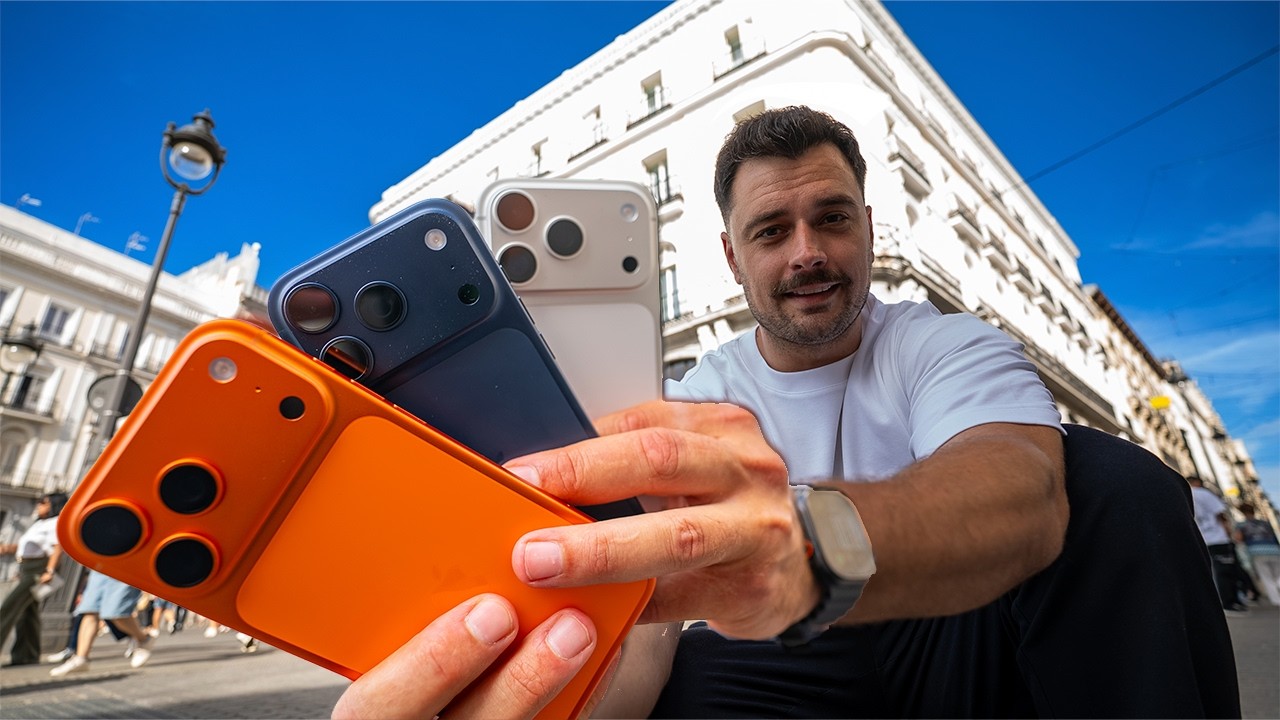 iPhone 17 PRO MAX 📲 UNBOXING (TODOS LOS COLORES) en Apple STORE Madrid