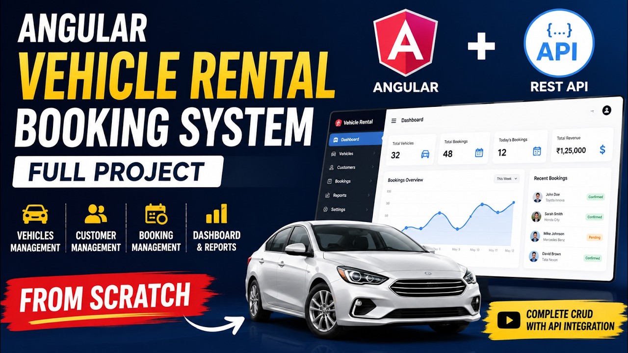 Создание приложения для аренды автомобилей на Angular | Проект на Angular с нуля