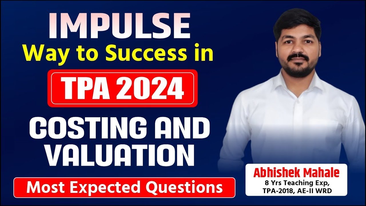 ΤΡΑ 2024 | Costing And Valuation Expected Questions By Abhishek Mahale