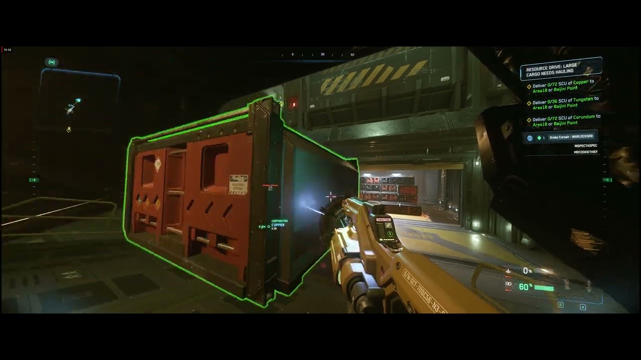 Star Citizen 4.3 - Resource run with Corsair, delivery of 216SCU with 4SCU missing for some reason