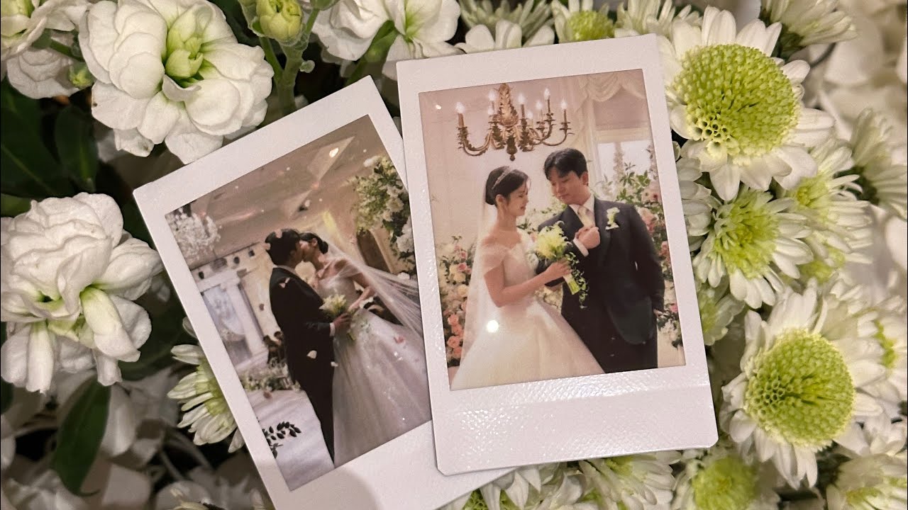 신부가 직접 만든 결혼식 식중영상💌