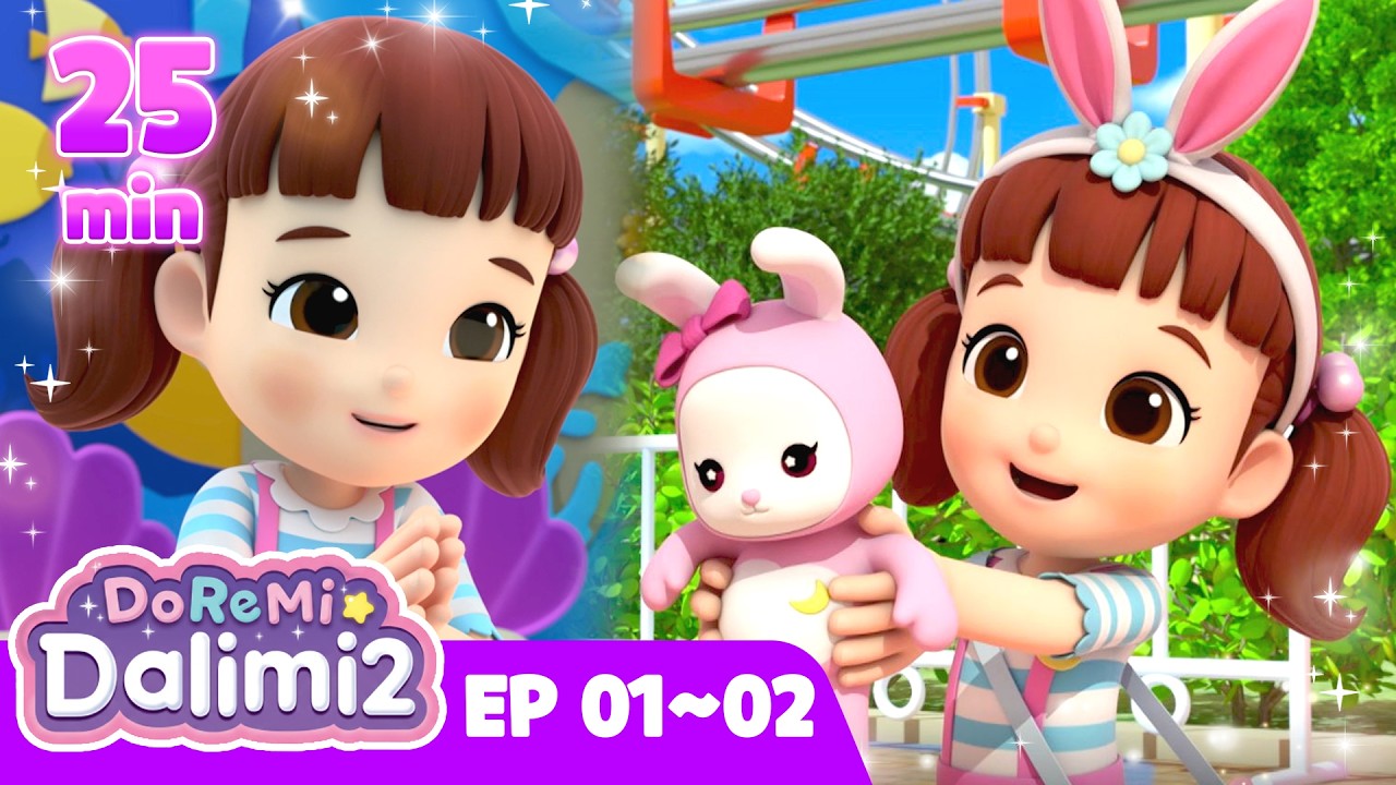 Kompilasi Dalnim2✨ Episode 1~2💜 | Lagu anak | Nursery Rhyme | Doremi Dalimi Bahasa Indonesia