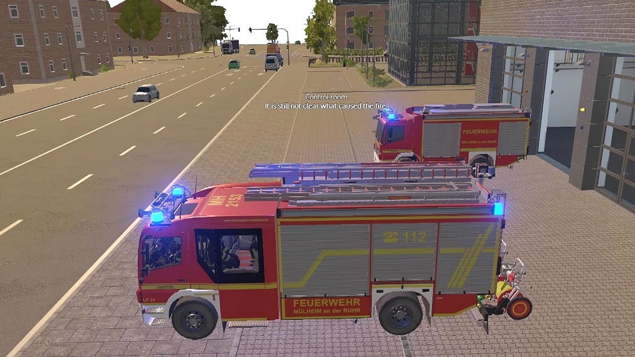 Emergency Call 112 – Fire Engine and Ladder Truck Responding! 4K