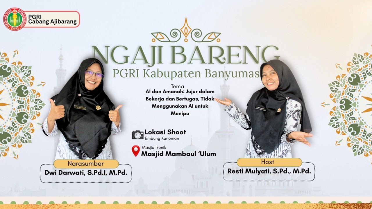#19 Artificial Intelligence (AI) & Amanah Jujur dalam bekerja, tidak menyalahgunakan AI untuk menipu