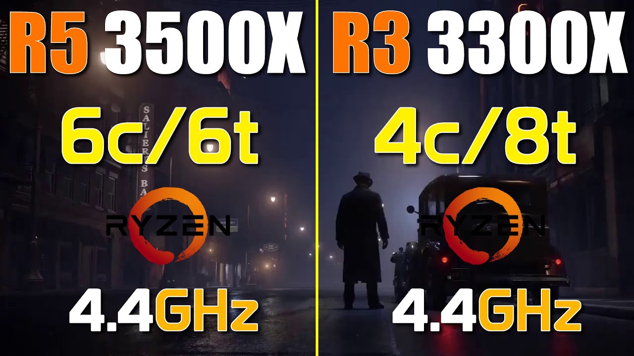 Ryzen 5 3500X vs. Ryzen 3 3300X | Test with RTX 3080