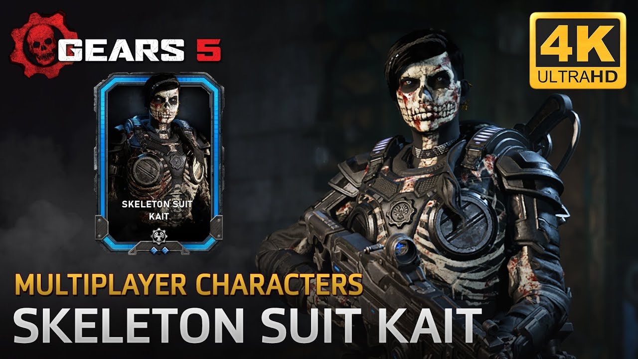 Gears 5 - Multiplayer Characters: Skeleton Suit Kait
