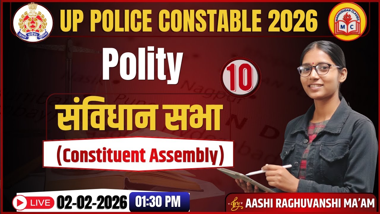 Constituent Assembly (संविधान सभा)| Indian Polity | Class 10 | UPP/UPSI Polity | By Aashi Mam | LIVE