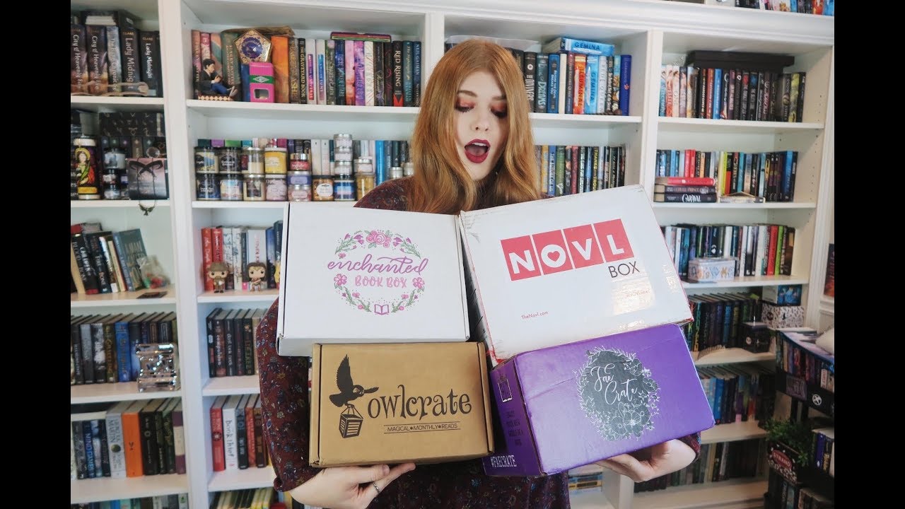 MASSIVE BOOK BOX UNBOXING | Fae Crate, Enchanted Book Box, NOVL box & Owl Crate