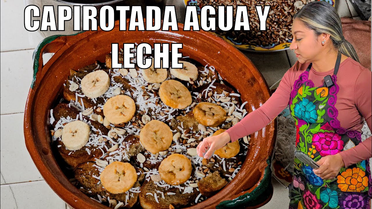 Nunca había hecho Capirotada ella, y es La Mejor que he probado.