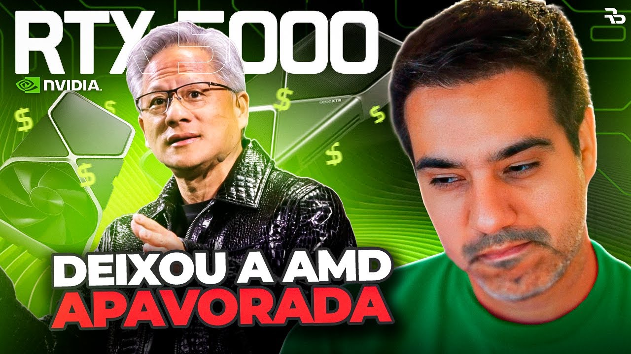 NOVAS NVIDIA RTX 5000 APAVORAM A AMD, MAS O LULA NÃO VAI DEIXAR VOCÊ COMPRAR