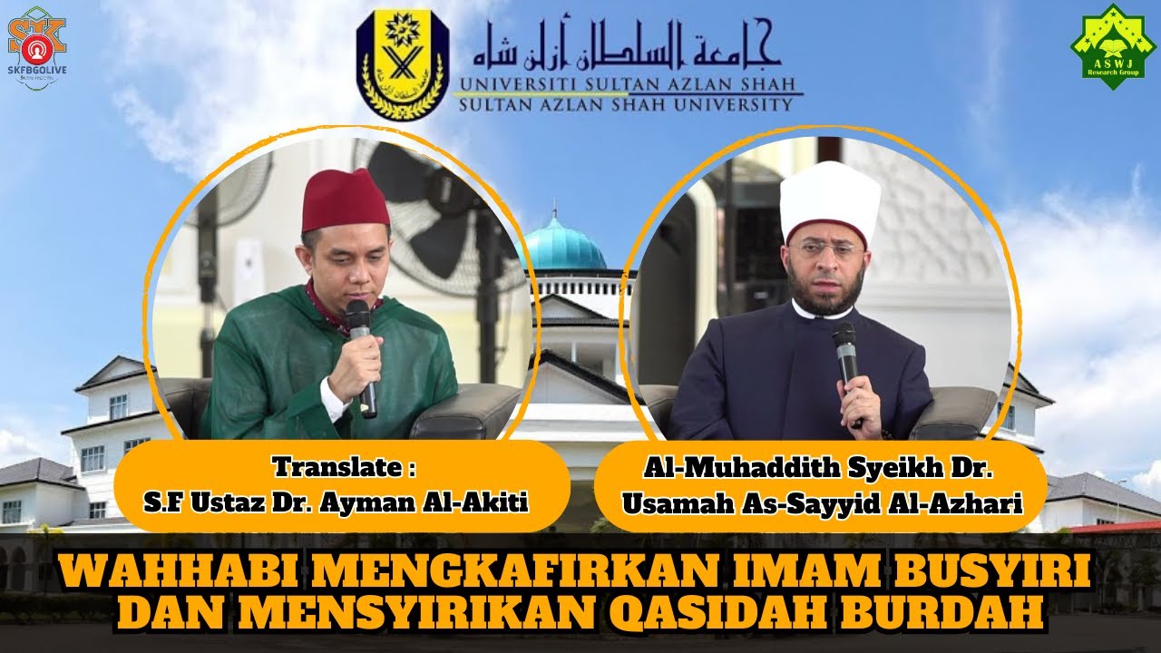 Soal Jawab Bersama Syeikh Dr. Usamah Al-Azhari