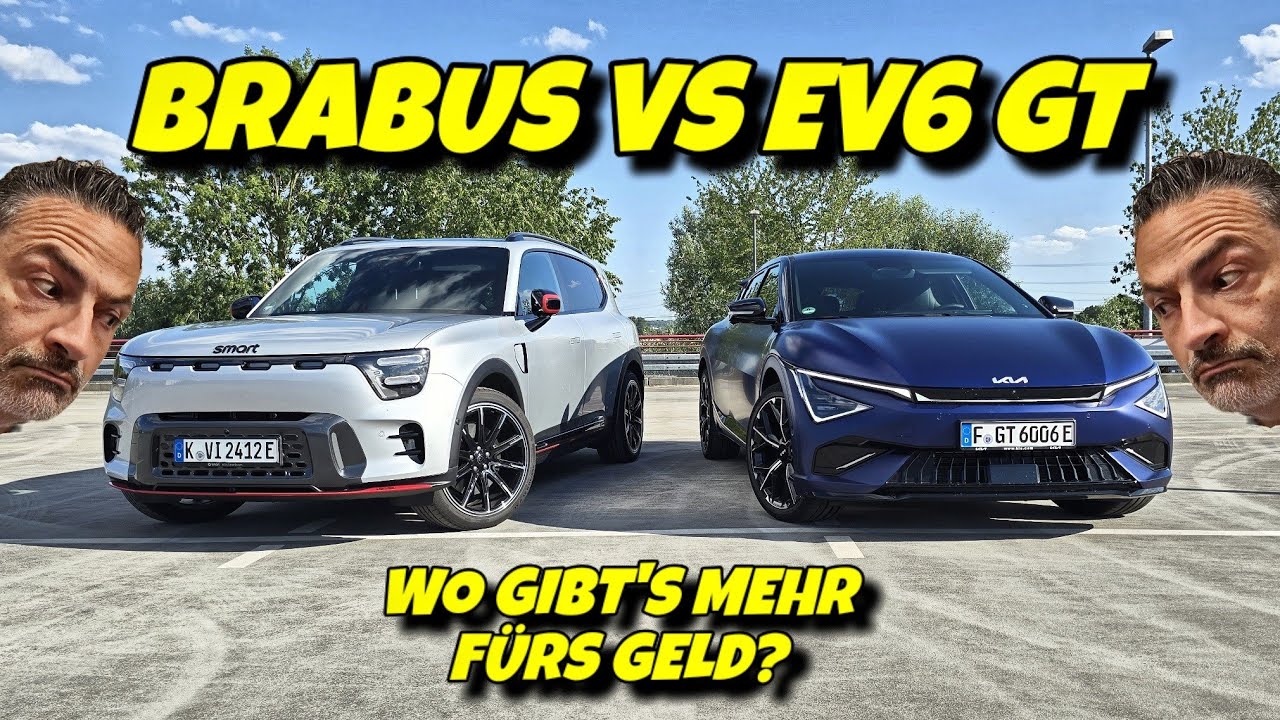 Das große Duell! Smart #5 Brabus vs. Kia EV6 GT #ev