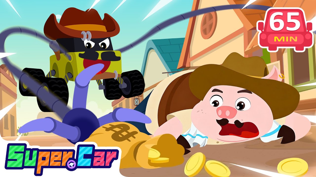 Duel the Bandit Car 🥊 | Brave Races & Rescue Action | Rescue Cartoons & Kids Cartoons | SuperCar