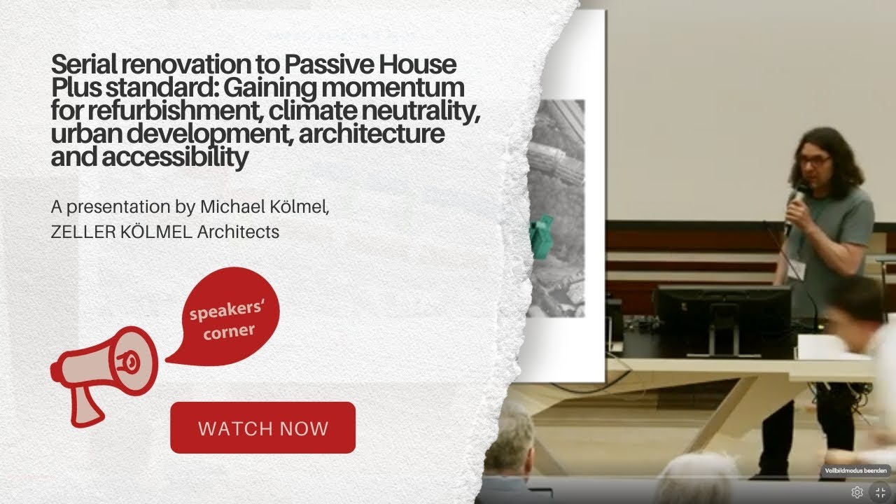 Speakers' Corner: Serial renovation to Passive House Plus standard