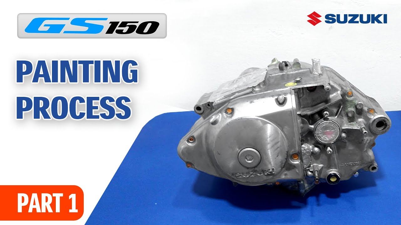 Engine Crankcase Painting of Suzuki GS150 (PART 1) || Cleaning & Masking ✅ @s-autos
