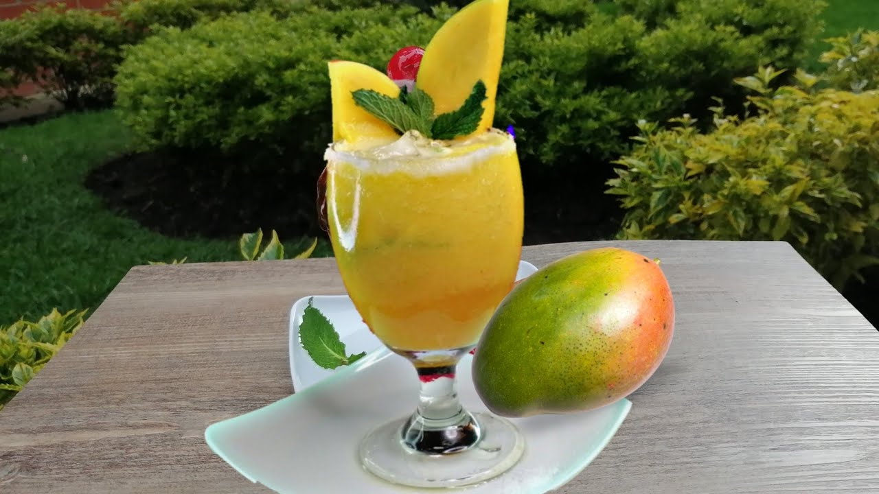 🍹COCTEL DE MANGO 🥭PARA QUE DISFRUTES Y SORPRENDAN FÁCIL🍸
